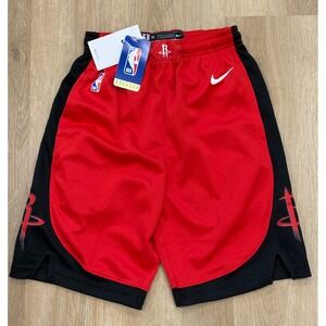 NWT Youth Nike Houston Rockets NBA Shorts - Kids Medium (10-12) -Red/Black